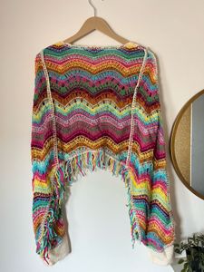 Boho Crochet Shrug