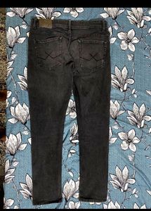 WROGN Men Black Slim Fit Mid-Rise CleanLookStretc
