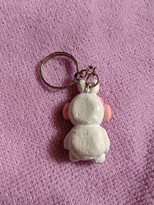 handmade clay miffy charm keychain cute