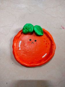 Cute Orange Trinket Dish