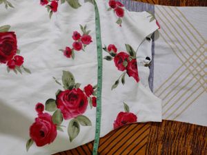 White Floral Top