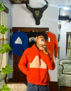 Adidas Orange Hoodie