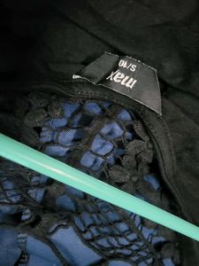 Black Lace Trim Cardigan/Shrug