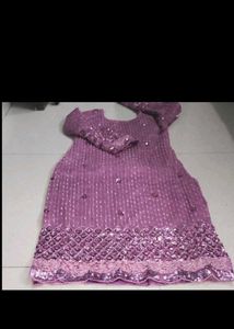Lavender Sequin Kurta