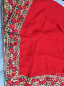 Beautiful Partywear Border Saree 🥻 ❤️