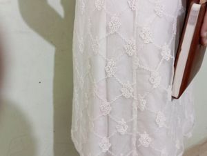 Cottage Core White Dress