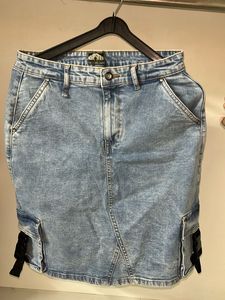 Denim Short Skirt