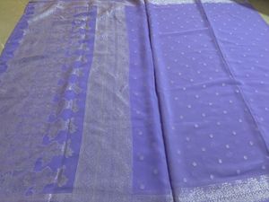 Lavender Soft Silk Saree