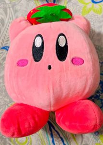 Kirby Plush with Strawberry Hat
