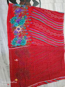 Premium Quality Bandhani Print New Saree