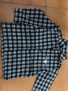 boys black checkered shirt for winters
