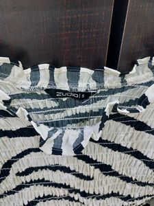 Zudio Top ( Beige With Strips)
