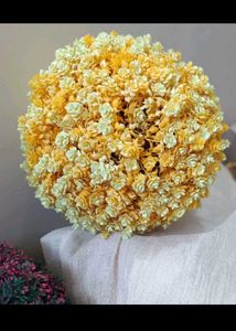 LuxuriousYellow &amp; White Floral Light Lamp Ball