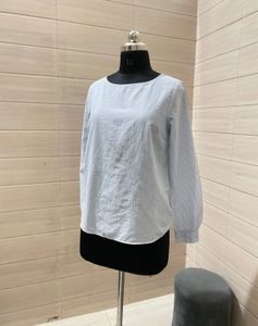 H&amp;M Pintresty 🌸💕Blue Long Sleeve Top