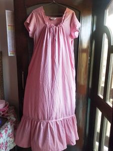Pink Lace Nightgown
