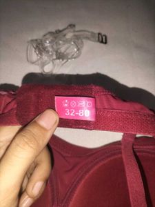 2-Piece Solid Color Bra Set