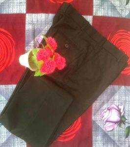 Mens Regular Fit Cotton Blend Formal Trouser