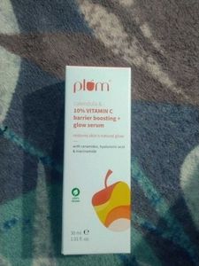 plum calendula and 10% vitamin C + barrier boostin