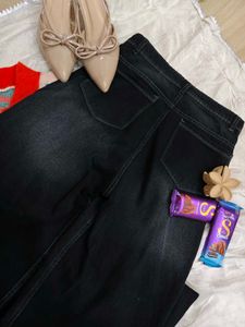 Savana Blackish High Waist Jeans