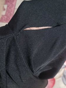 Black Ring Detail Trousers