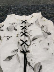Floral Corset-Style Dress