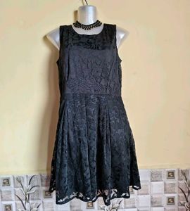 Size M/ L Black Lace Party Dress