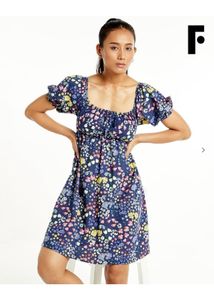 Open Back Floral dress