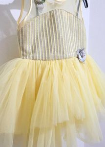 Yellow Tulle Party Dress