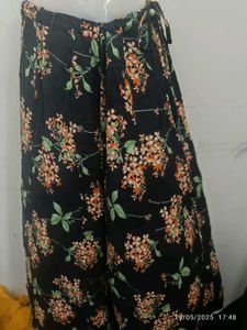 Fully Flared Palazzo Cum Skirt(free Size)