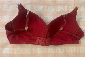 Comfy Red Bra