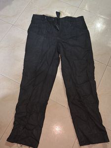 Dark Gray Denim Trousers