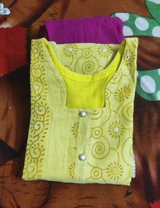 Lemon Yellow Kurti