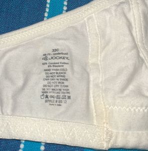 Jockey White Wireless Bra