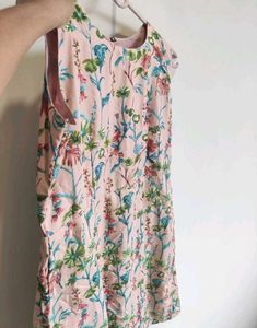 Floral Print Sleeveless Dress