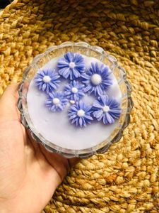 Lavender Candle💟 With Aroma Oil💕