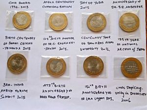Sixteen 10 R Commemorative Coins Set