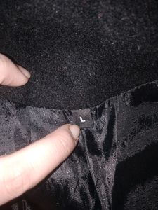 Flawed Black Jacket For Donation