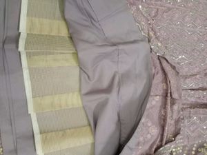 Chikankari Mauve Sequins Lehanga