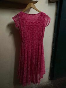 Pink Lace Dress