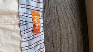 Shorts with  handwork done at thr bottom