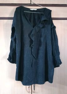 PRICE DROP -Black Zara Top