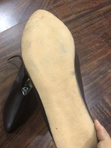 Medieval Brown Leather Flats