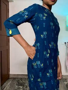 Floral Print Kurta
