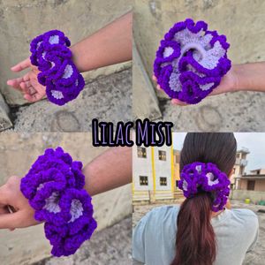 Crochet Scrunchie- Set Of 1