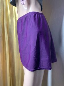 Purple Swim Skirt Cover-Up