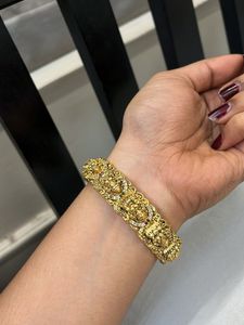 Ornate Gold-Tone Bangle