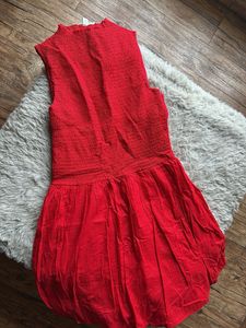 Red Balloon Hemi Sleeveless Dress