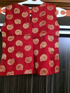 Red Paisley Top and Skirt combo