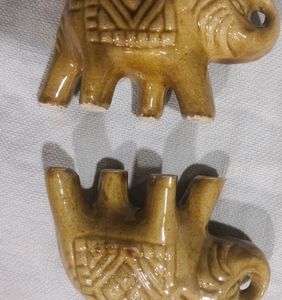 chinaware Elephant Show Piece