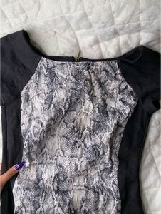 snake Printed Bodycon🫶🏻💀
